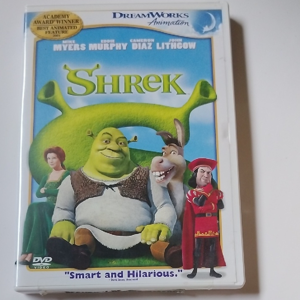 Shrek, DreamWorks Animation, DVD